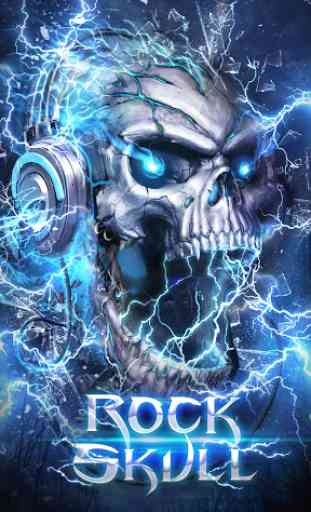 Electric Skull Live Wallpaper 1