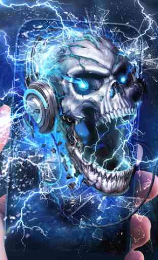 Electric Skull Live Wallpaper 2