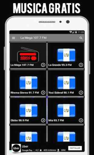 La Mega 107.7 FM Radio Guatemala 2