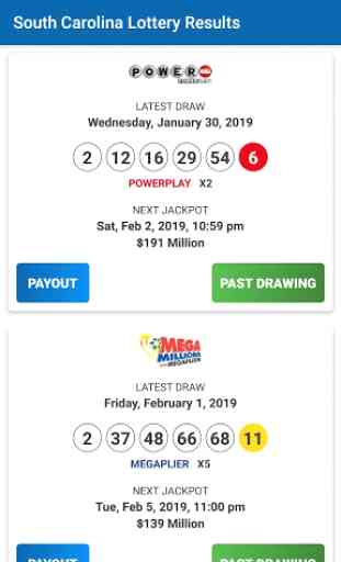 South Carolina Lottery Results 1