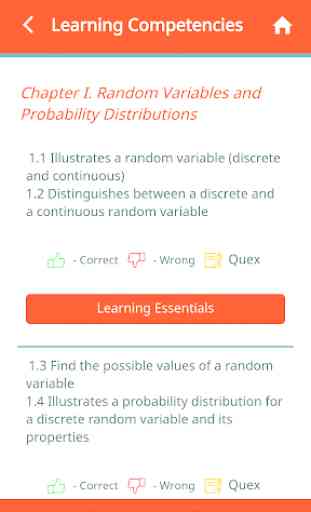 Statistics and Probability - QuexBook 4