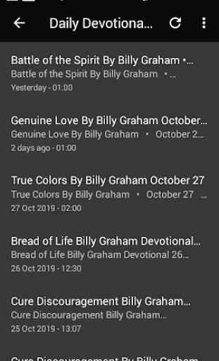 Billy Graham Audio Sermons Daily Devotionals 3