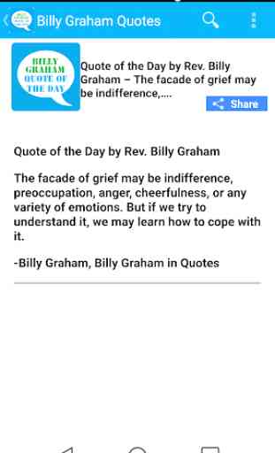 Billy Graham Quote of the Day 1