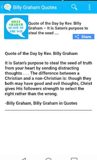 Billy Graham Quote of the Day 2