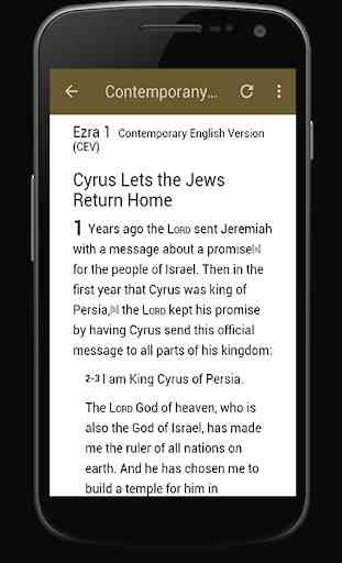 Contemporany English Version - CEV Bible for Free 1
