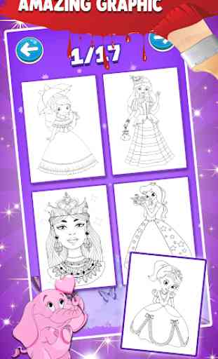 Princess Coloring Book 2