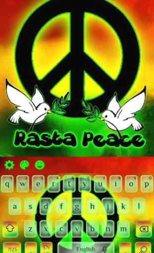 Rasta Peace Reggae Keyboard 1