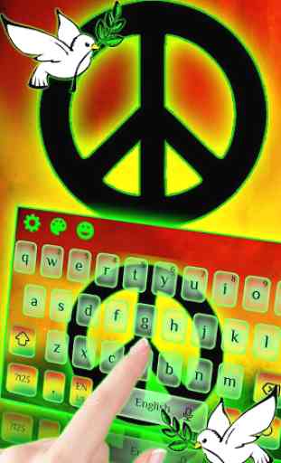 Rasta Peace Reggae Keyboard 4