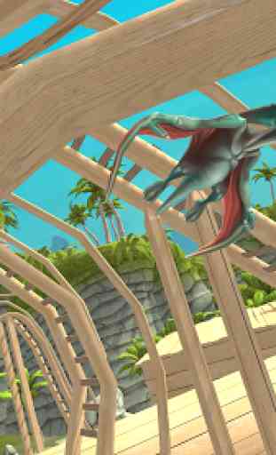 VR Jurassic Dino Park World & Roller Coaster 360 3