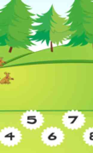 A Dog Counting Game for Children: Learn to count the numbers with dogs 4