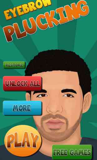 A Drizzy Eyebrow Pluck Makeup Spa - Beauty Salon Hair Plucking Game for Girls Drake Edition 1