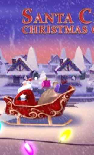 A Santa Claus: Christmas Gifts Free - 3D Sleigh Driving Game with Cartoon Graphics for Everyone 1
