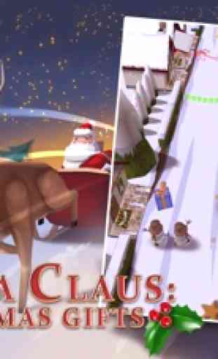 A Santa Claus: Christmas Gifts Free - 3D Sleigh Driving Game with Cartoon Graphics for Everyone 2