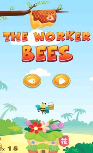 The Worker Bees Pong Pong! Keep Fighting : Free Games for Kids 3