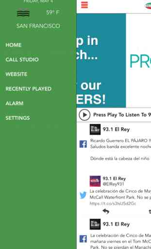 93.1 El Rey Radio App 2