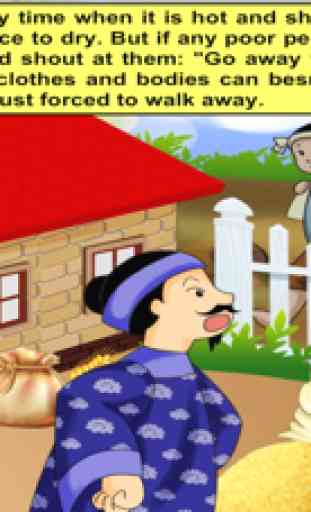 A greedy rich man (story and games for kids) 3
