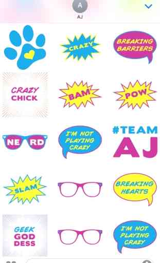 AJ Mendez Brooks Crazy Is My Superpower Stickers 2