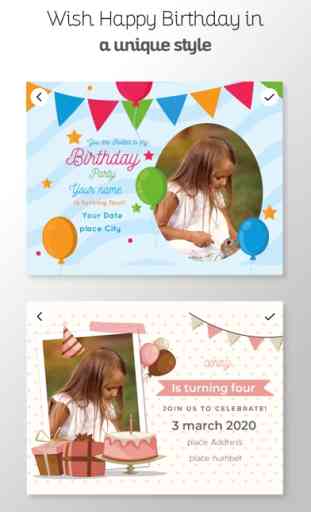 Birthday Party Card Creator 2