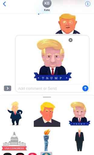 Donald Trump Emotions Stickers 3