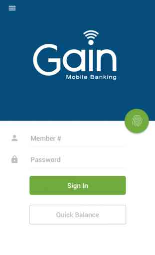 Gain FCU Mobile Banking 1