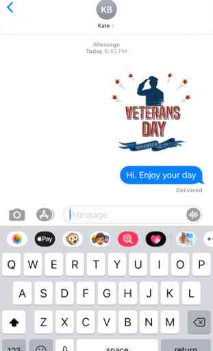 Happy Veterans Day Stickers 3