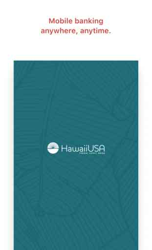 HawaiiUSA FCU Mobile Banking 1