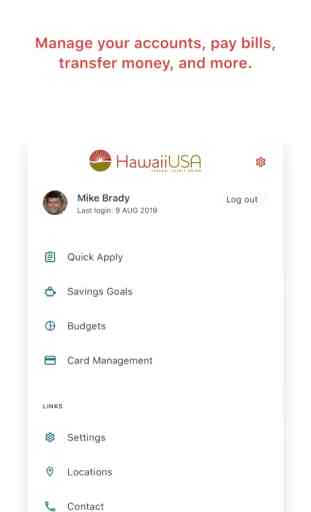 HawaiiUSA FCU Mobile Banking 3