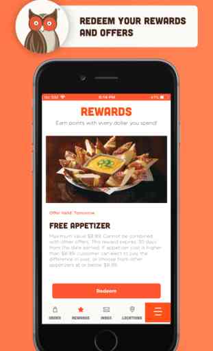 Hooters - Ordering and Rewards 4