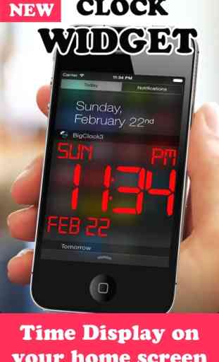 iDigital Big2 Alarm Clock - Biggest Time Display 1