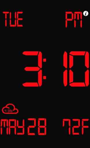 iDigital Big2 Alarm Clock - Biggest Time Display 2