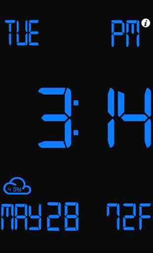 iDigital Big2 Alarm Clock - Biggest Time Display 3