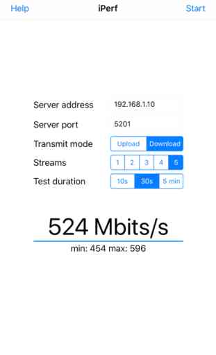 iPerf 3 Wifi Speed Test 2