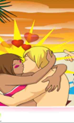 Kissing At the Beach - Girl Game 2