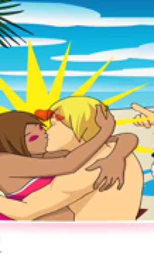 Kissing At the Beach - Girl Game 4