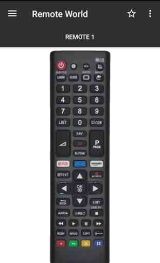 LG TV Remote Control (All in One) 1
