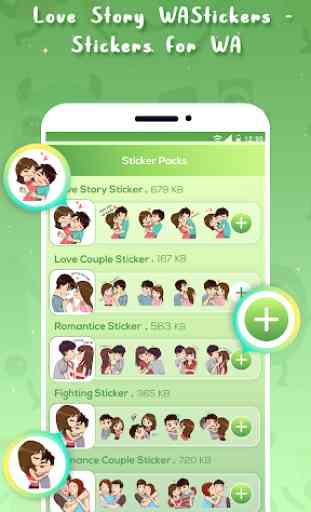 Love Story WAStickers - Stickers for WA 1