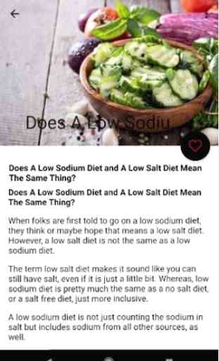 Low Sodium Diet, Foods 3