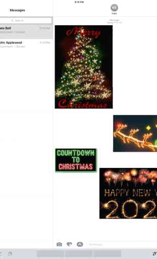 Merry Christmas Neon Sticker 4