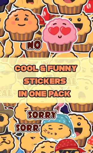 Muffin Man Emoji Stickers 1
