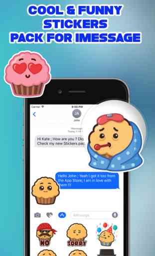 Muffin Man Emoji Stickers 3