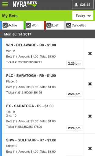NYRA Bets - Horse Race Betting 1