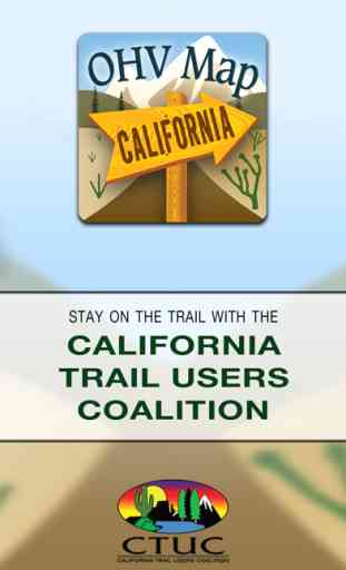 OHV Trail Map California 1