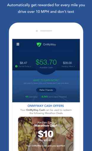 OnMyWay: Drive Safe, Get Paid 1
