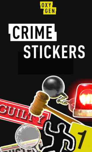 Oxygen Crime Stickers 1