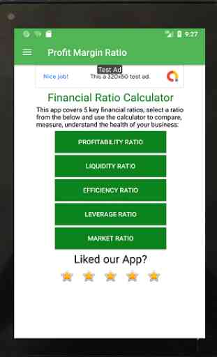 Profit Margin Ratio - Financial Ratio Calculator 1