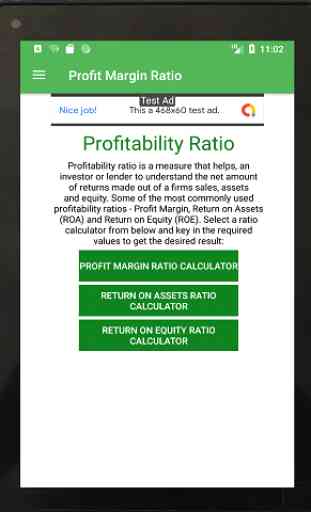 Profit Margin Ratio - Financial Ratio Calculator 3