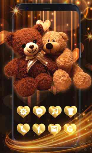 Teddy Bear Launcher Theme Live HD Wallpapers 1