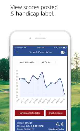 Texas Golf Association App 2