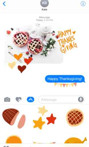 Thanksgiving sticker pack - stickers for iMessage 1