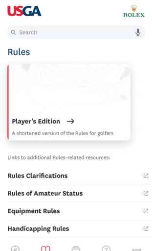 The Official Rules of Golf 1